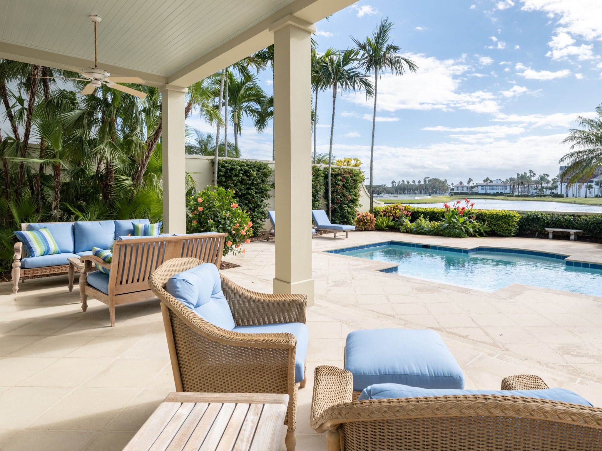 LOGGIA, TERRACE & POOL