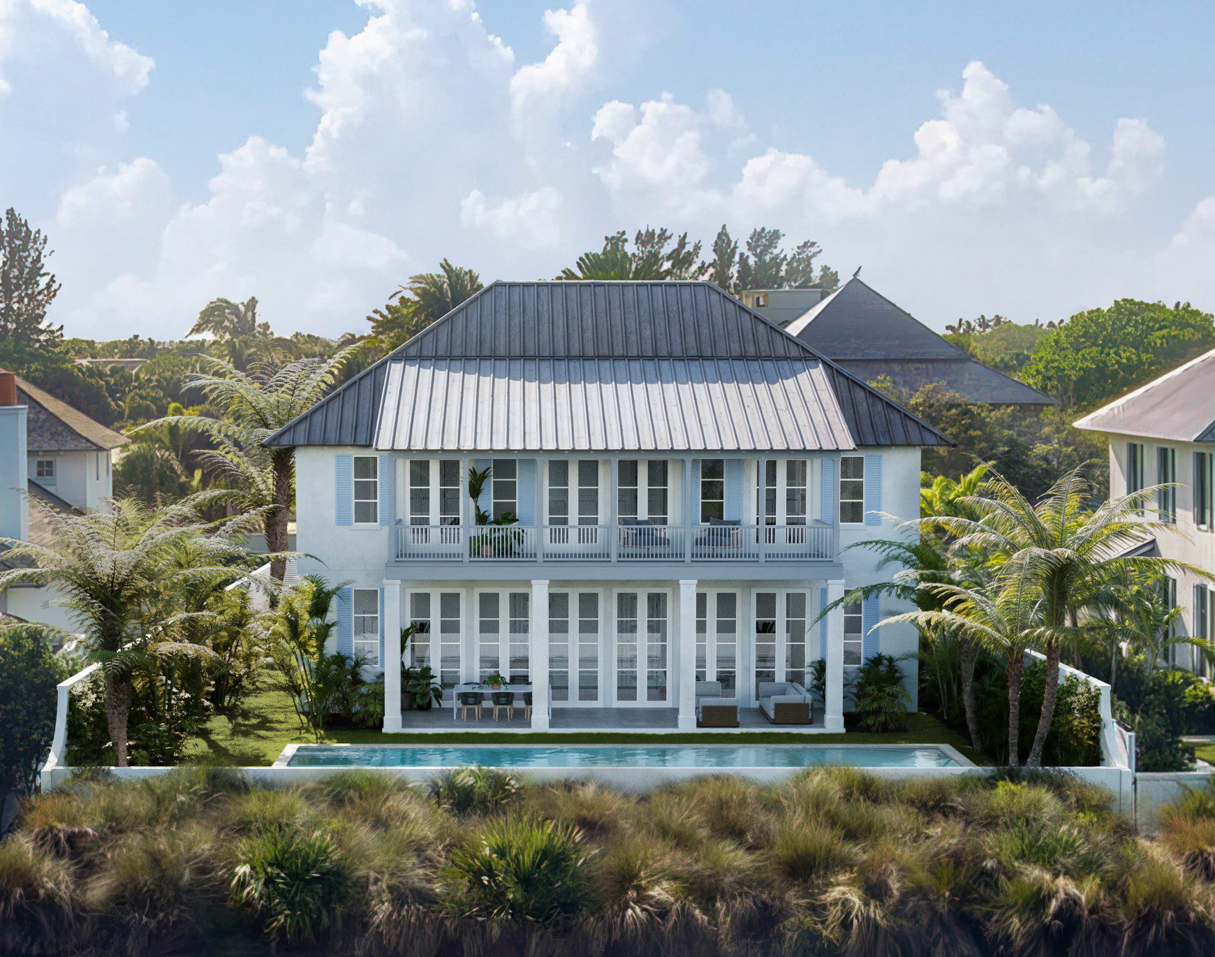 COMPUTER RENDERED REAR ELEVATION